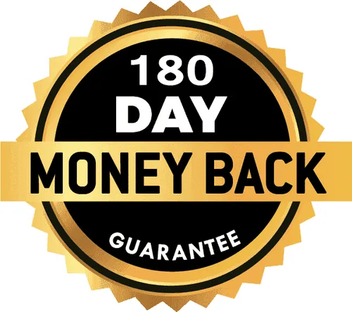 BioDentex 180 day money back guarantee seal